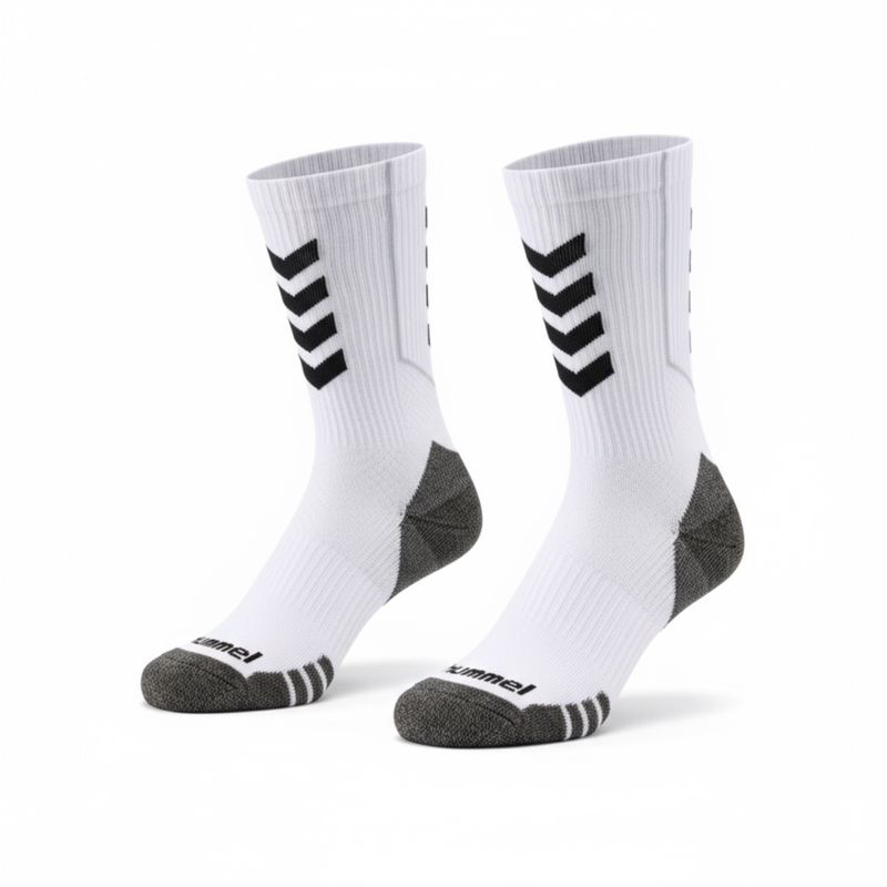 Hummel Pro Training Socks, hvit/svart